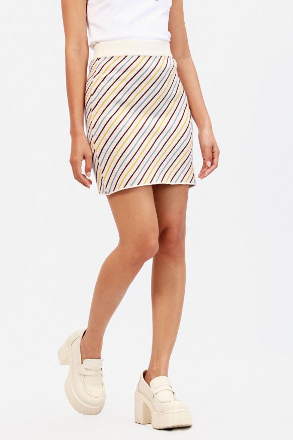 ★24-25FW新作★BINARY01★Eisen Stripe Midi Skirt Skirts SS25 – BYKE